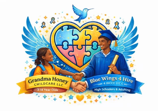 Grandma Honey Childcare and Blue Wings 4 Hire — Honey Wings Pathway partnership